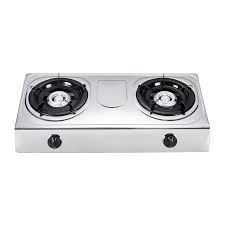 STA GAS Stainless Steel Double Burner Gas Stove