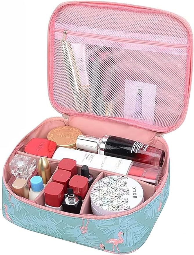 SKY-TOUCH Large-capacity Travel Makeup Cosmetic Bag Shower Bags,Portable and Large Capacity Travel Shower Toiletries Organizer for Women，Multi Color